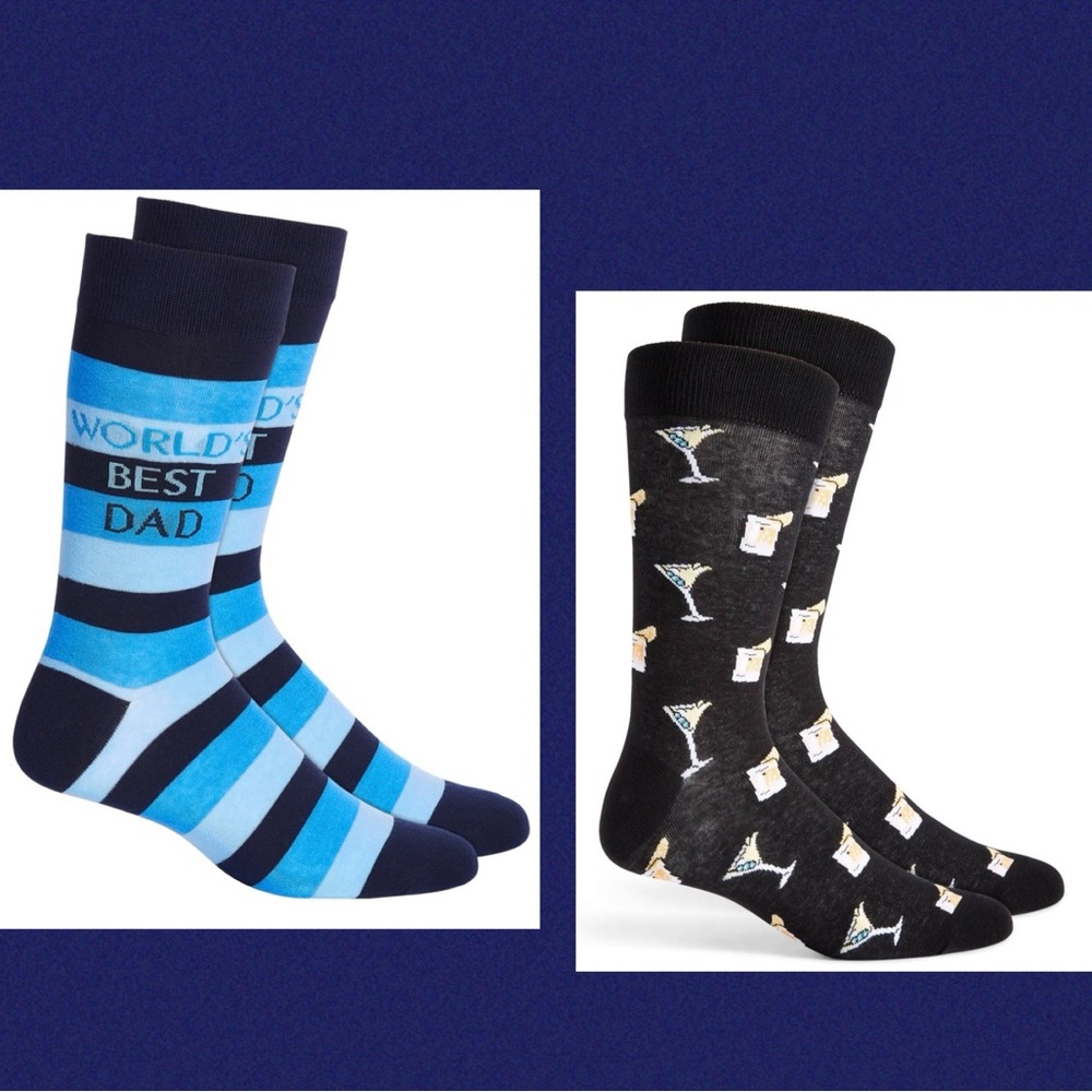 2-NWT Crew Socks Club Room
